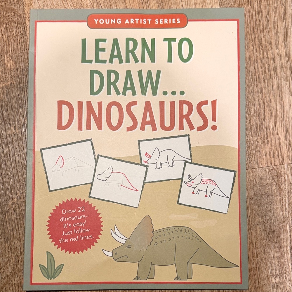 Learn to Draw Dinosaurs - Green